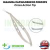 Inamura Capsulorhexis Cross Action Forceps 1.5 mm Tip Ophthalmic Eye Instruments