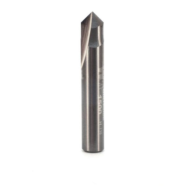 Whiteside Router Bits 1500 V-Groove Bit with 90-Degree 1/4-Inch Cutting Diameter and 1/8-Inch Point Length