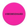 IMOMSOHARD Black Logo PopSockets Stand for Smartphones and Tablets