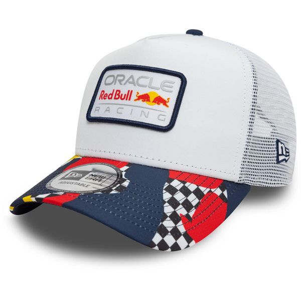 New Era A-Frame Trucker Cap - Abstract Red Bull Racing