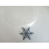 DEEP BLUE SNOWFLAKE NAPKIN TIES 6pk Christmas Charm Table Decor