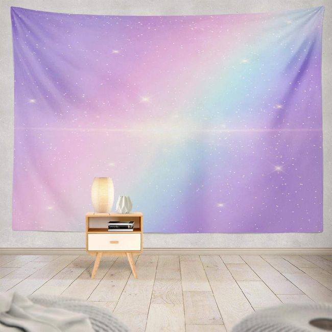 JOOCAR Rainbow Pastel Color Graphic Magic Home Decor Art Tapestry