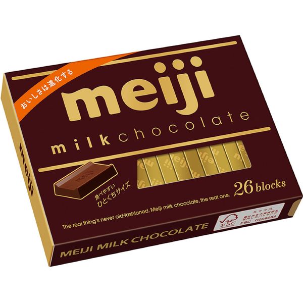 Meiji Milk Chocolate Box, 4.2 oz (120 g) x 6 Packs