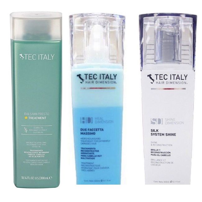 TEC ITALY  SILK SYSTEM SHINE -DUE FACETTA MASIMO & BALSAMIPRESTO  10.1 Fl.