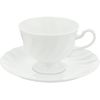 CeCera CE1000-28K Tea Time Collection Coffee Cup & Saucer, White (Presentation Box)