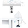 Desk Clamp Power Strip,40W Fast Charging Station,Deskto