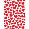 Chocolate Transfer Sheet, Hearts Pattern, A4 Size for Chocolate