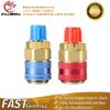 A/C Quick Coupler Adapter Car High & Low Side HVAC SAE Male Flare Fitting New