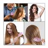 DHinkyoung Hair Detangling Brush with Bending Bristles,Unique Spiral Hairbrush,Anti Static Hair Straightening Brush,Comfortable Massage Brush for Women Men Wet and Dry Hair (Pink)
