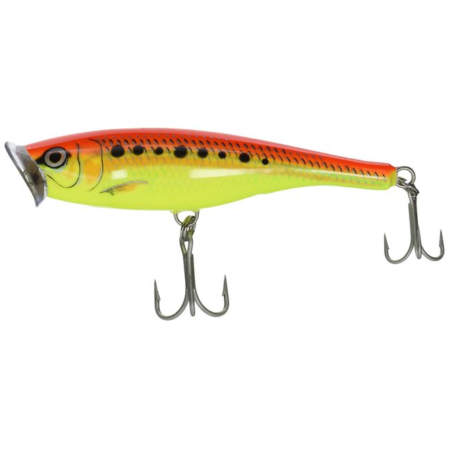 Rapala Saltwater Skitter Pop 12 Fishing Lure (Fire Chartreuse)