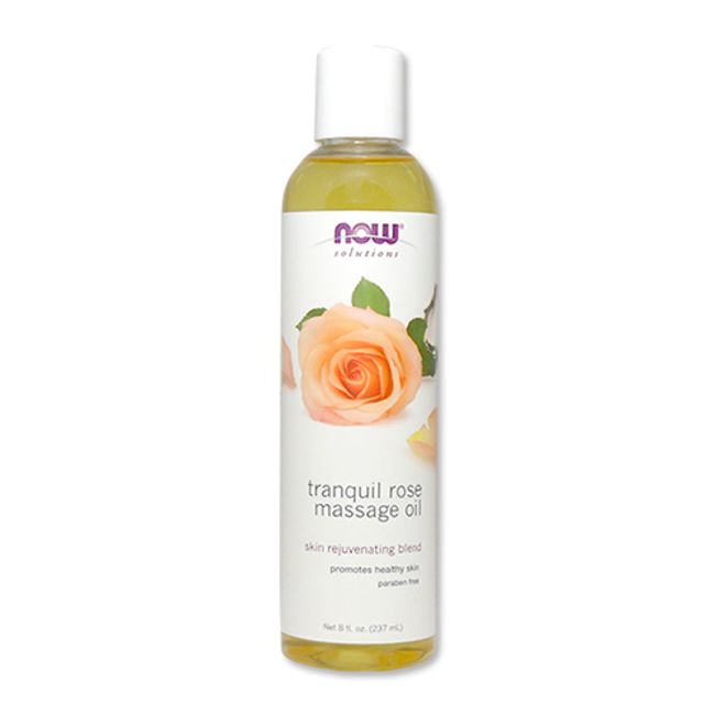 NOW Foods Rose Massage Oil 237ml NOW Foods Massage Oil Rose Skin Care