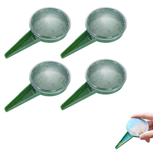 nalaina Seed Sower, Set of 4, Seed Sower, Size Adjustable, Hand Tools for Garden Cultivation, Hand Tools for Cultivation, Agricultural Props