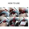 Generic Car Steering Wheel Phone Holder - Universal Smartphone Mount - Rubber Snap-On - Easy Installation