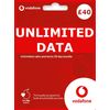 Vodafone Sim Card £40 Unlimited Data, texts and calls