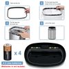 13 Gal/ 50L Stainless Touch Free for Office Kitchen Automatic Sensor Trash Can
