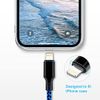 OMBROA 3 pcs USB C to Lightning Cable 6/6/10FT