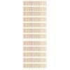 Dollhouse Miniature Fish Scale Wooden Shingle Strips