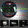 Round 7" Inch Motorcycle LED Headlight Hi/Lo Beam DRL 150W Headlamp