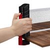 Relaxdays Table Tennis TT Ping Pong Net Retractable Portable Clamp Bracket, Multi, One Size