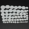 Alextend 58pcs Plastic Gears Module 0.5 for DC Motor DIY Model Toys