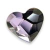AURORA Crystal Heart-Flat Back 10mm Light Rose 12pcs
