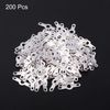 sourcing map PCB Soldering Lug Plate Ring Terminal 3.2mm Double Ends Connection for Power Cable Solid Wire Pack of 200