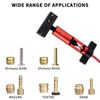 BESNIN Internal Cable Routing kit +Hose Cutter Bicycle Tool Set,Internal Cable Routing Tool+Hydraulic Hose Fitting Insert Tool,Tool for Bicycle Frame Put Out Inner Wire