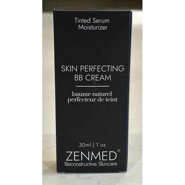 Zenmed Skin Perfecting BB Cream Tan Tinted Serum Moisturizer Anti-Aging 1oz/30mL