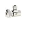 McGuire LFBV02 1/2" IPS x 3/8" OD Brass Angle Supply Stop Valve