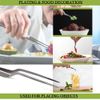 Culinary Baking Offset Tweezer 6.25" for Handling Oven Cookies & Pastries