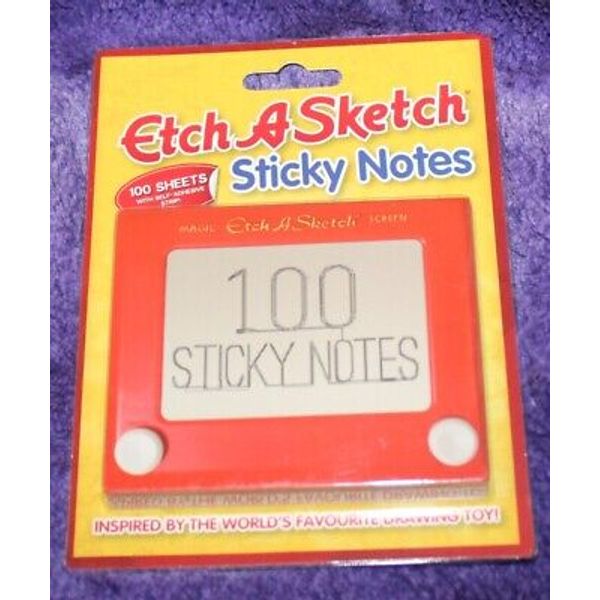 New Etch A Sketch sticky notes