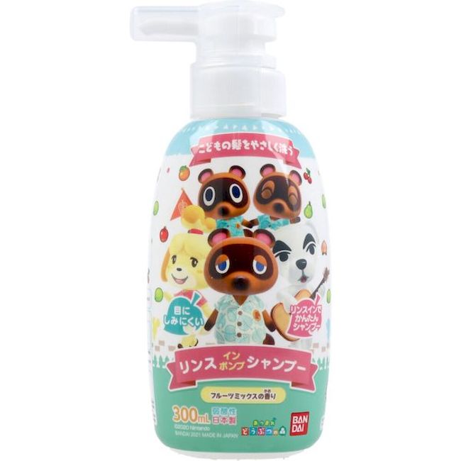 4549660691303 Animal Crossing: New Horizons Rinse-in Pump Shampoo 300mL [Cancellation not possible]