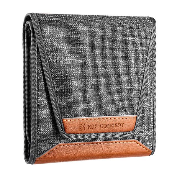 K&F Concept Filter Case, Up to 2.4 inches (62 mm), Modern