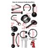 PiercedOff Titanium Nose Ring - Thickness 20GA (0.8mm) / Diameter 7mm
