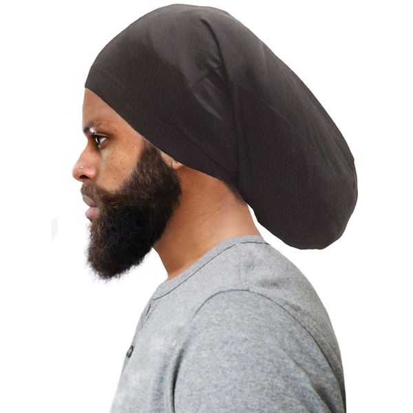 KLY Groups Spandex Dreadlock Caps (Regular 2pks) Black