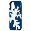 iPhone 15 Danish Pastel Abstract Algae Modern Geometric Blue Case