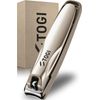 Nail Clippers, Super Sharp Sharp, High Quality (Light Force Cuts Sparing), Nail Clippers, Gift TOGI Champagne
