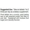 Peak Protein/Fiber Chewable Tablets