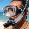 Tusa Imrpex 3D Dry Snorkelling/Diving Set (black)