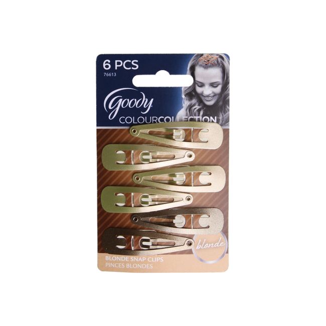 Goody Blonde Colour Collection Contour Clips - Blonde Snap Hair Clips Of Goody Blonde Colour Collection