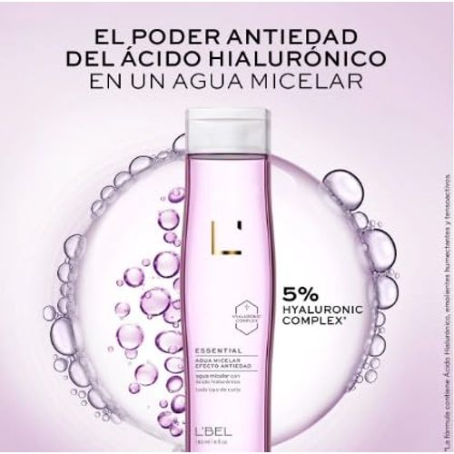 L'Bel Essential Anti-aging micellar water with hyaluronic acid for all skin types 180 ml / 6 fl.oz.