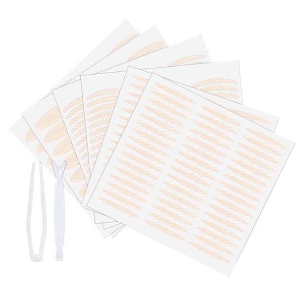 Adesivi a Doppia Palpebra,624 Pezzi Double Eyelid Tape,Strisce Adesivi per Palpebre Cadenti,Invisibile Nastro a Doppia Palpebra,Nastro Adesivo per Palpebre,Occhi Autoadesivi Fibra,L