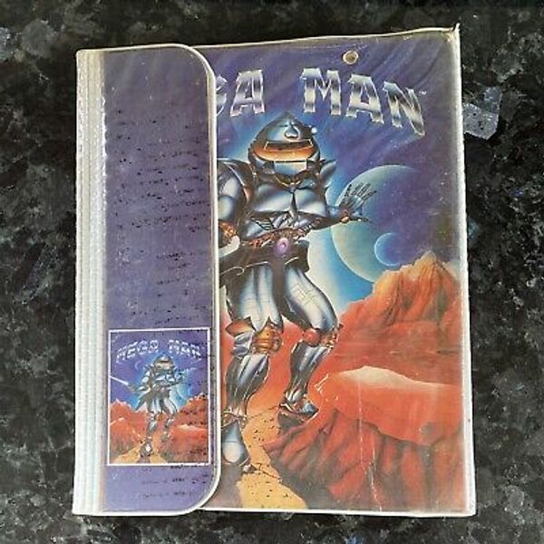 Vintage 80s Trapper Keeper Mead Rare Mega Man Nintendo Space Age Binder