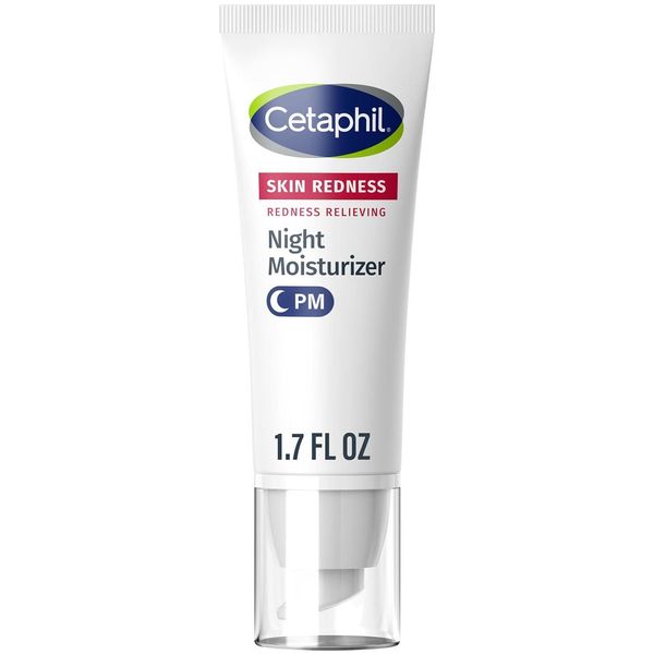 Cetaphil Night Cream, Redness Relieving Night Moisturizer For Face, 1.7 Fl Oz,