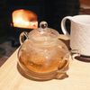Charbrew Borosilicate Glass Tea Pots with Strainer for Loose Leaf Tea (400ml)