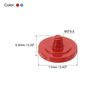 PATIKIL Camera Shutter Button, 2 Pack Soft Shutter Release Button Pure Copper Camera Button Concave Suitable for Nikon for Fujifilm for Leica DSLR/SLR Camera, Red Blue