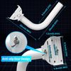 Outdoor Wireless Bridge Bracket Pole & Wall Mount, Waterproof, Universal Fit