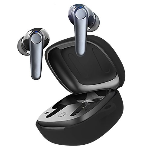NOOETAH Case Compatible EarFun Air Pro 3 Dustproof Shockproof Scratch Anti-Slip Protective Cover (Black)