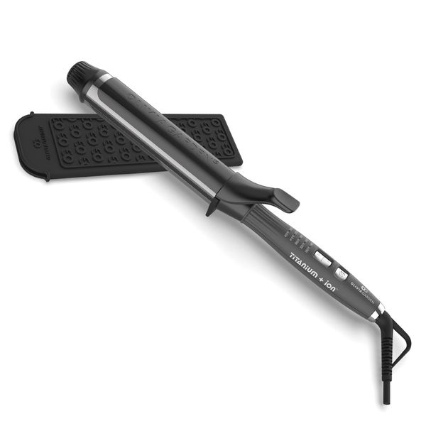 Olivia Garden T+I 1.5" Long Barrel Curling Iron with Silicone Mat – Professional Styling Tool