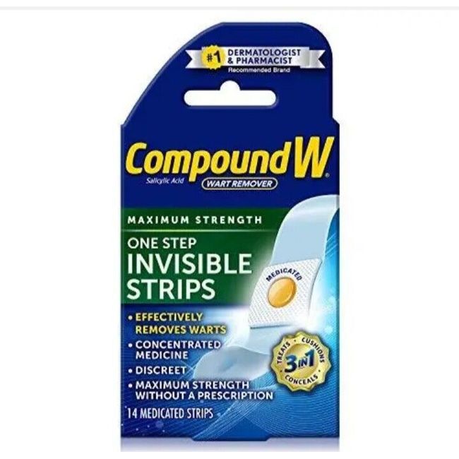 Compound W Maximum Strength Fast Acting Liquid Wart Remover, 0.31 fl oz